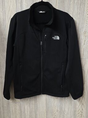 The North Face Mens Black Apex Softshell Jacket Size Medium